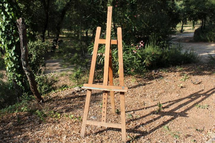 Brocante - Mooie grote schilders-ezel!, Hobby en Vrije tijd, Schilderen, Gebruikt, Ezel, Ophalen