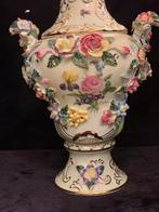 Dresden Vaas Porselein Gesigneerd Nieuw, Verzenden