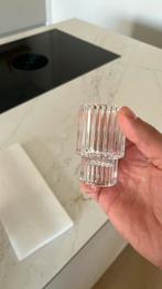 10 kaarsenhouders glas, Huis en Inrichting, Woonaccessoires | Kandelaars en Kaarsen, Ophalen of Verzenden, Nieuw, Overige materialen