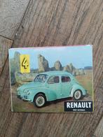 Renault 4CV Folder - 1958, Renault, Ophalen of Verzenden, Zo goed als nieuw, Renault