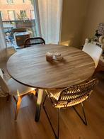 Ronde tafel, Huis en Inrichting, Tafels | Eettafels, Ophalen, Vier personen, Rond, 100 tot 150 cm