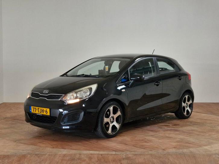 Kia Rio 1.2 I 5DRS 2012 Zwart, Auto's, Kia, Particulier, Rio, ABS, Airbags, Airconditioning, Android Auto, Apple Carplay, Centrale vergrendeling