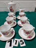 -	Theeservies met bloemen kahla, Huis en Inrichting, Keuken | Servies, Ophalen of Verzenden