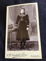 CDV, Mooi meisje, W.D. Niestadt & Zoon, Schagen, Ophalen of Verzenden, Voor 1940, Gebruikt, Foto