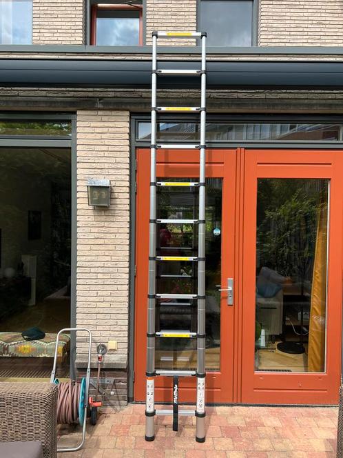 Inklapbare Ladder - 332cm, Doe-het-zelf en Verbouw, Ladders en Trappen, Zo goed als nieuw, Ladder, 2 tot 4 meter, Opvouwbaar of Inschuifbaar