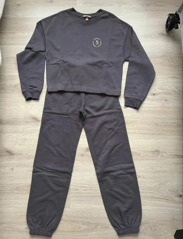 H&M Loungewear, Kleding | Dames, Huispakken, Zo goed als nieuw, Maat 34 (XS) of kleiner, Grijs, Ophalen of Verzenden