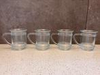 4x Jan des Bouvrie - Pickwick theeglazen, Huis en Inrichting, Keuken | Servies, Glas of Glazen, Gebruikt, Ophalen of Verzenden