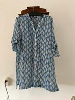 Norah lange blouse lichtblauw met print mt L izgs, Blauw, Maat 42/44 (L), Ophalen of Verzenden, Norah