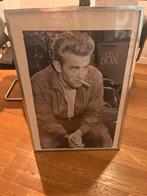 Lijst met poster James Dean, Ophalen, Zo goed als nieuw, Hout, Minder dan 50 cm