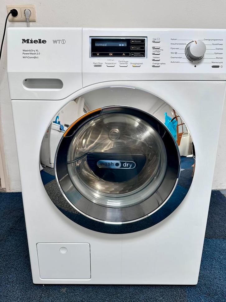 Miele WT1 Wash & Dry XL Was-Droogcombinatie 8 kg 1600T A kls, Witgoed en Apparatuur, Was-droogcombinaties, Zo goed als nieuw, 8 tot 10 kg