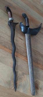 Twee oude kerissen / krissen, Antiek en Kunst, Ophalen of Verzenden