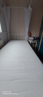 Hemelbed, Ophalen, 85 tot 100 cm, Zo goed als nieuw, Matras