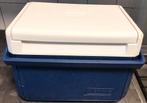 VINTAGE COLEMAN 5210 FLIP LID COOLER / 10 LITER KOELBOX, Caravans en Kamperen, Ophalen of Verzenden, Gebruikt, Koelbox, Koelelement