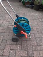 tuin slang haspel  met slang met, Tuin en Terras, Tuinslangen, Ophalen, Gebruikt