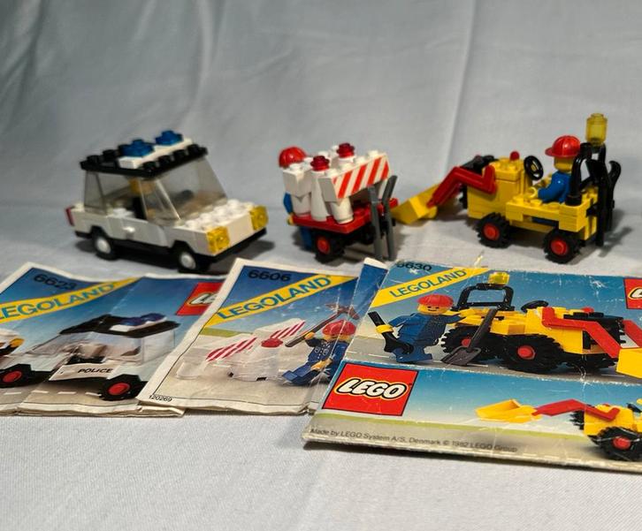 Lego Vintage Sets 6625, 6606, 6630, Kinderen en Baby's, Speelgoed | Duplo en Lego, Gebruikt, Lego, Complete set, Ophalen of Verzenden