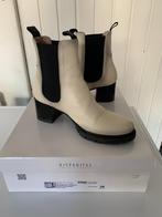 Hispanitas offwhite korte laarsjes winter zwarte accenten, Kleding | Dames, Schoenen, Overige kleuren, Hispanitas, Lage of Enkellaarzen