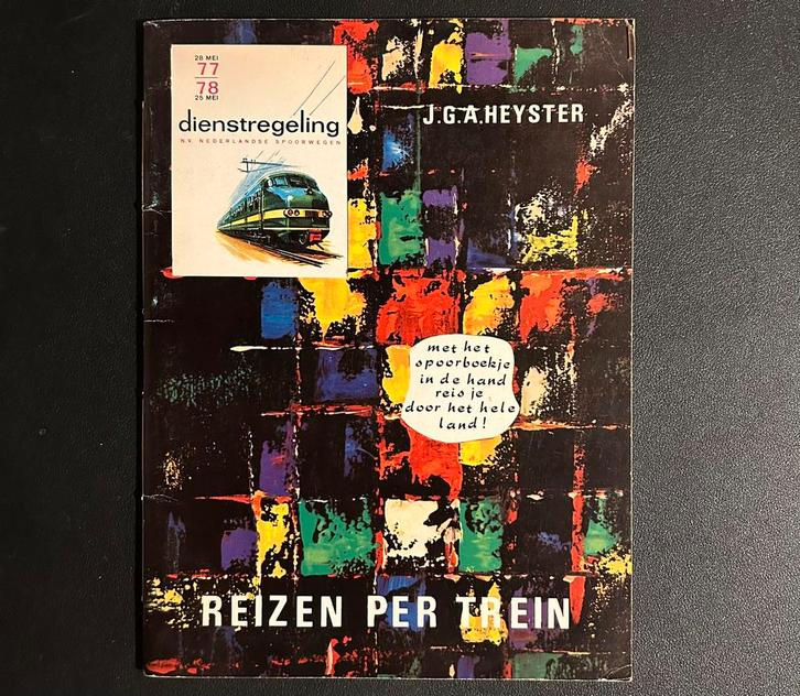 Reizen per trein - vragenboekje voor scholen (1978), Verzamelen, Spoorwegen en Tramwegen, Gebruikt, Trein, Boek of Tijdschrift