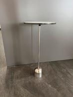 Lourens Fisher Triple Steel bijzettafel RVS voet., 45 tot 60 cm, Overige materialen, Minder dan 55 cm, Design