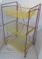 Vintage Tomado rek / groentenrek met 3 draadmandjes, Ophalen, Gebruikt
