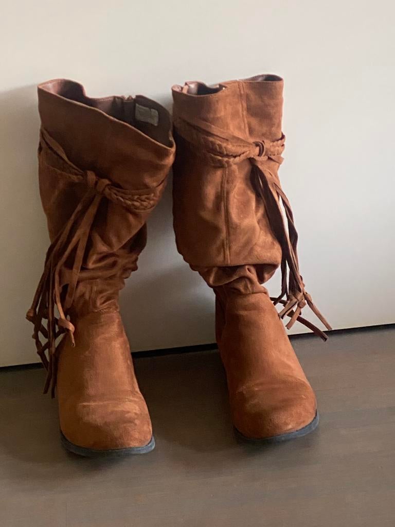 Cowboy Laarzen, Ophalen of Verzenden, Zo goed als nieuw, Zwart, Hoge laarzen