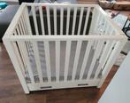 Kinderbox rechthoekig hout wit met lade en matras, Ophalen, Gebruikt, Lade