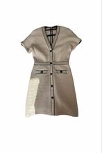 Maje Jurk Beige Maat 38, Maat 38/40 (M), Beige, Ophalen of Verzenden, Zo goed als nieuw