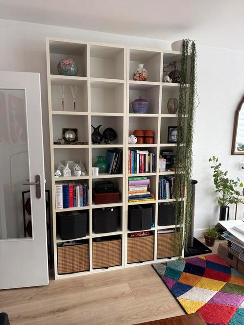 Twee vakkenkasten van hoge kwaliteit, Huis en Inrichting, Kasten | Boekenkasten, Zo goed als nieuw, 150 tot 200 cm, 200 cm of meer