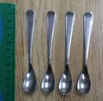 4 vintage G Sola Z theelepeltjes 840 Trapje ART DECO, Ophalen of Verzenden, Gebruikt, Rvs of Chroom, Los bestek