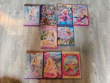 9x barbie dvds films Ponyavontuur princess zwanenmeer  beschikbaar voor biedingen