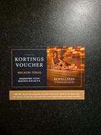 2x kortingcodes voucher sauna geldig t/m 30 juni 2025, Tickets en Kaartjes, Twee personen, Kortingsbon, Spa of Sauna