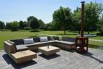 Design Lounge u-bank van steigerhout, zwevend model, Ophalen of Verzenden, Nieuw, Steigerhout, Bank