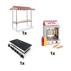 Te huur marktkraam met poffertjesplaat en hotdogmachine, Ophalen of Verzenden, Nieuw, Tweepersoons, Stapelbed