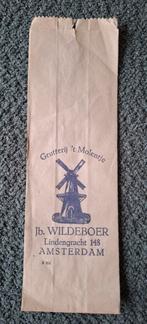 Zeer oud kruidenierszakje Jb. Wildeboer te Amsterdam, Ophalen of Verzenden, Gebruikt