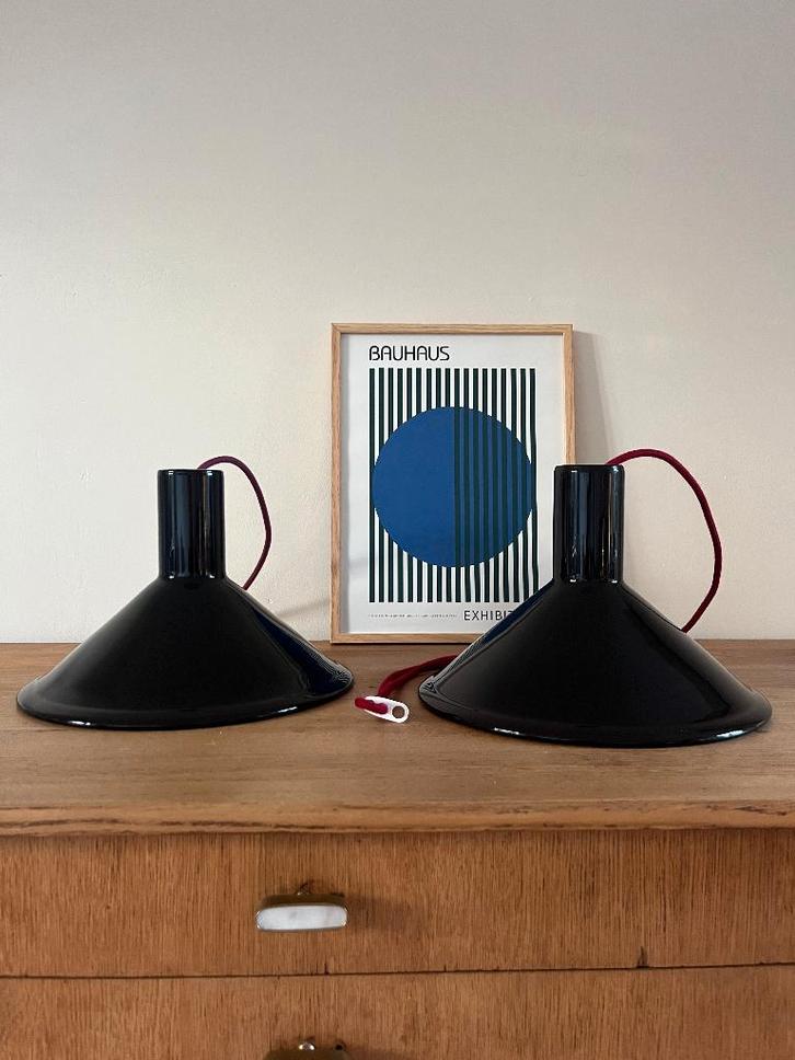 Vintage Holmegaard P&T pendel - Michael Bang - Deens design, Huis en Inrichting, Lampen | Hanglampen, Zo goed als nieuw, Minder dan 50 cm