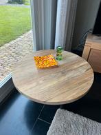 Nieuw Eiken salontafel 85cm rond, Rond, Zo goed als nieuw, Minder dan 50 cm, 50 tot 100 cm