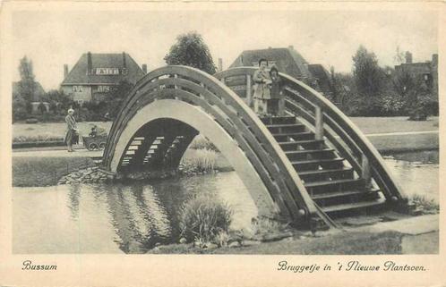 (300-442-011) Bussum Bruggetje in het Nieuwe Plantsoen, Verzamelen, Ansichtkaarten | Nederland, Noord-Holland, Verzenden