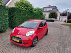 Citroën C1 1.0 5-DRS 2010 Rood, airconditioning, Auto's, Citroën, Voorwielaandrijving, Stof, Zwart, 4 stoelen