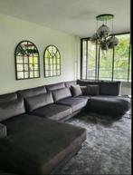 Grijs hoekbank bijna nieuw, Ophalen of Verzenden, Zo goed als nieuw