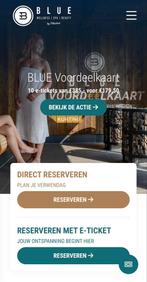 7 E-tickets bij BLUE WELLNESS, Tickets en Kaartjes, Kortingen en Cadeaubonnen, Drie personen of meer, Cadeaubon, Spa of Sauna