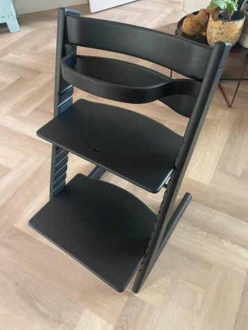 Tripp Trapp Mat zwart • Met beugel & 2 kussentjes beschikbaar voor biedingen
