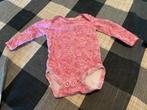 Roz/witte romper van de Wibra. Maat 50, Kinderen en Baby's, Babykleding | Maat 50, Zo goed als nieuw, Pakje, Wibra, Verzenden