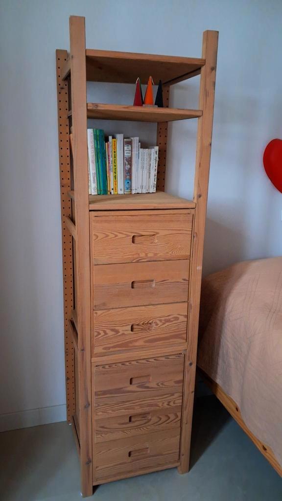 IVAR Ikea grenen kast met 6 laden, Huis en Inrichting, Kasten | Dressoirs, Gebruikt, Minder dan 50 cm, 25 tot 50 cm, Grenenhout