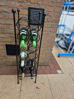 Metalen Wijnrek - 6 Flessen, Gebruikt, Ophalen of Verzenden, Metaal, 5 tot 15 flessen