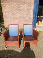 Lloyd Loom stoelen, 2 stuks, Tuin en Terras, Zo goed als nieuw, Ophalen