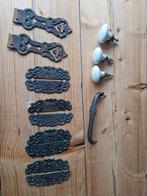 Vintage kastdeurbeslag set, Ophalen
