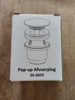 Pop Up afvoerplug afvoer plug 05-0059 wastafelplug, Doe-het-zelf en Verbouw, Buizen en Afvoer, Ophalen of Verzenden, Nieuw, Rvs