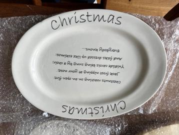 2x grote seveerschaal kerstmis Maison Riviera beschikbaar voor biedingen