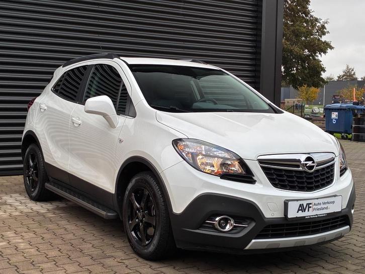 Opel Mokka 1.4 T Cosmo 2014, Parelmoer wit, Luxe uitgevoerd!, Auto's, Opel, Bedrijf, Mokka, ABS, Achteruitrijcamera, Airbags, Airconditioning