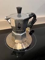 Bialetti Moka Express 2 kops incl. inductiekookplaatje, Ophalen of Verzenden, Zo goed als nieuw, Espresso apparaat