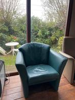 Gebruikte leren stoel, Huis en Inrichting, Fauteuils, Ophalen, Gebruikt, 50 tot 75 cm, Leer